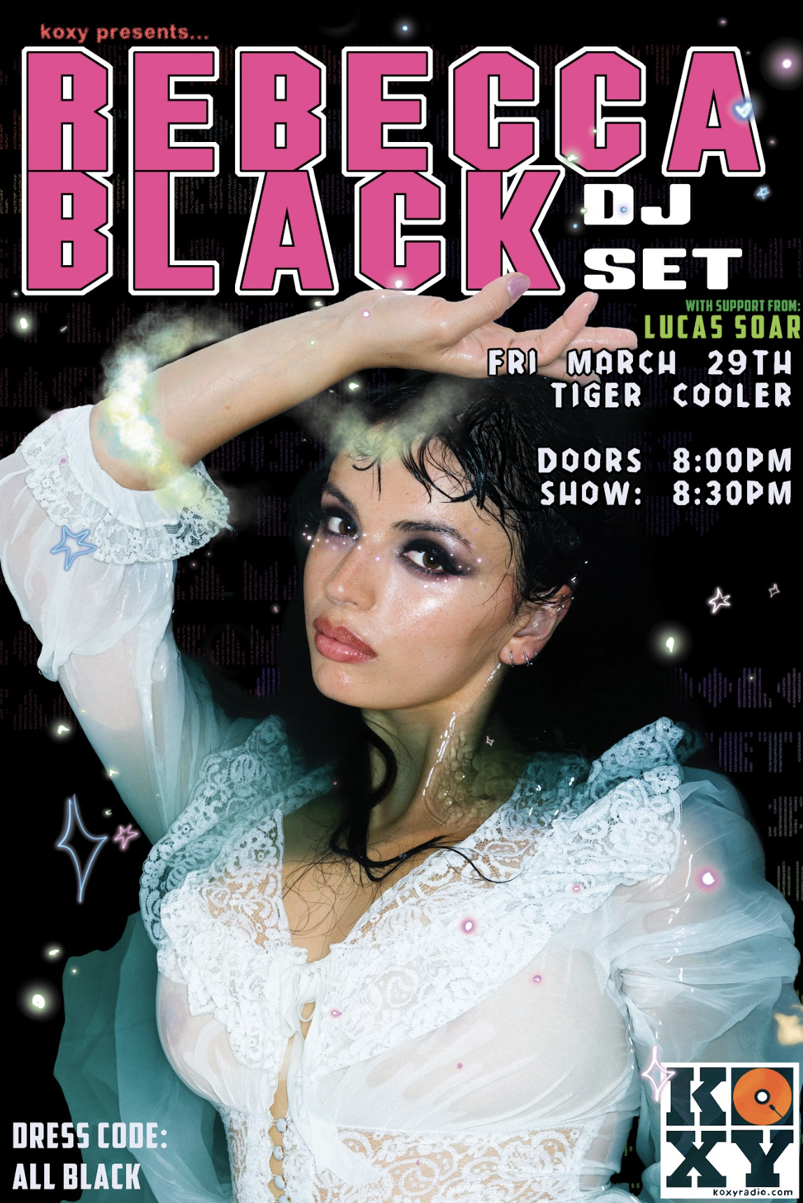 Rebecca BlackOUT Flyer