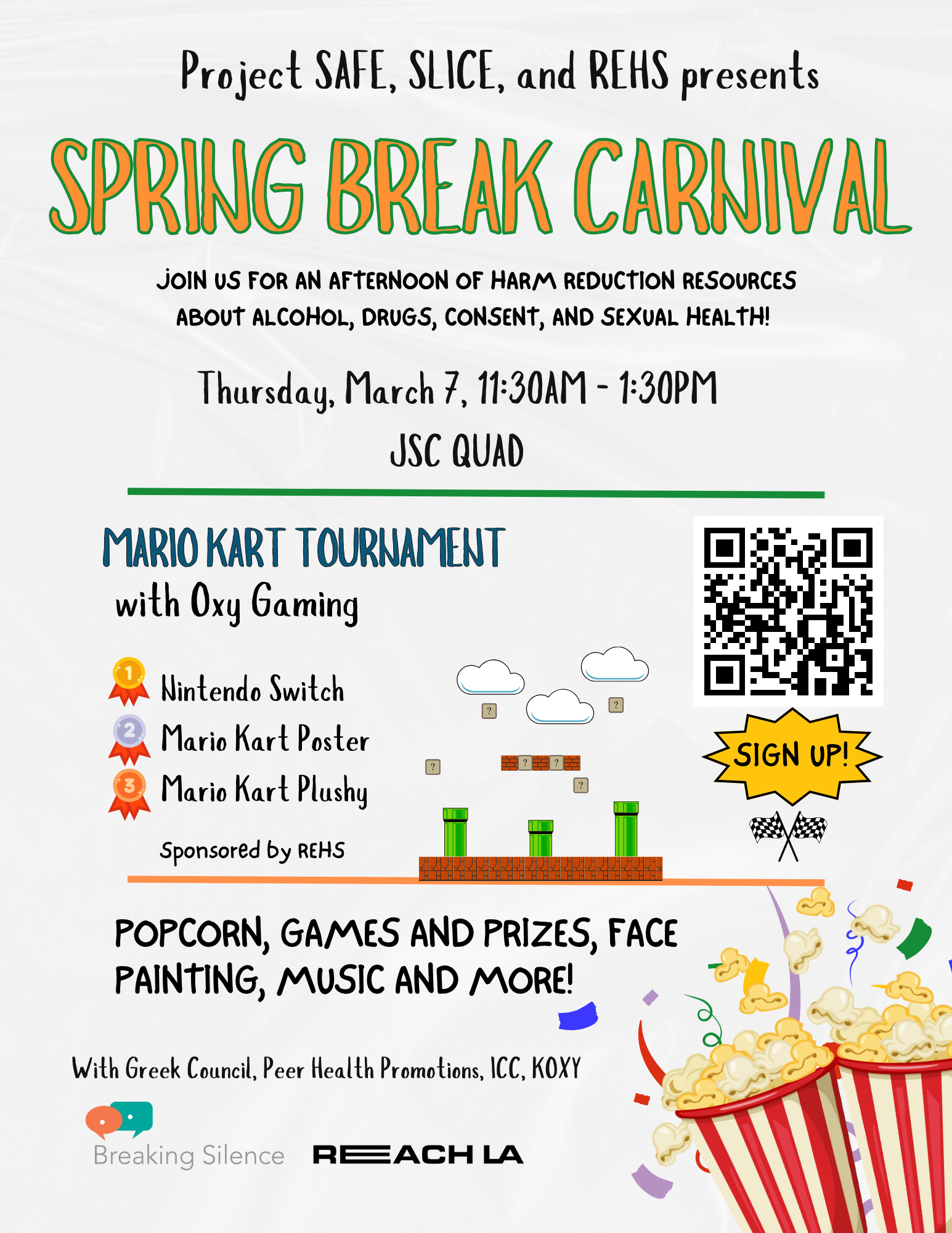 Spring Break Carnival Flyer